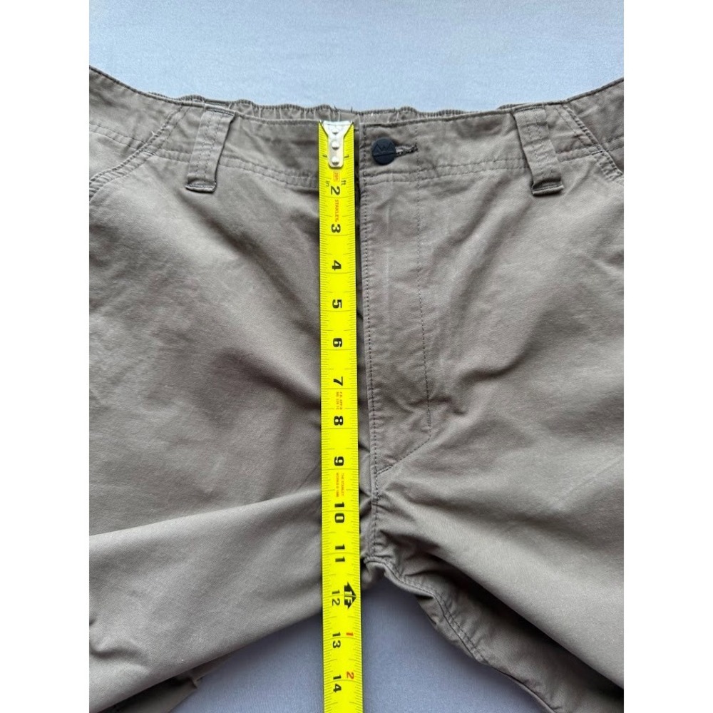 Wrangler Outdoor Shorts Men 36 Brown Performance Stretch‎ Pockets Hiking Casual - Picture 8 of 14